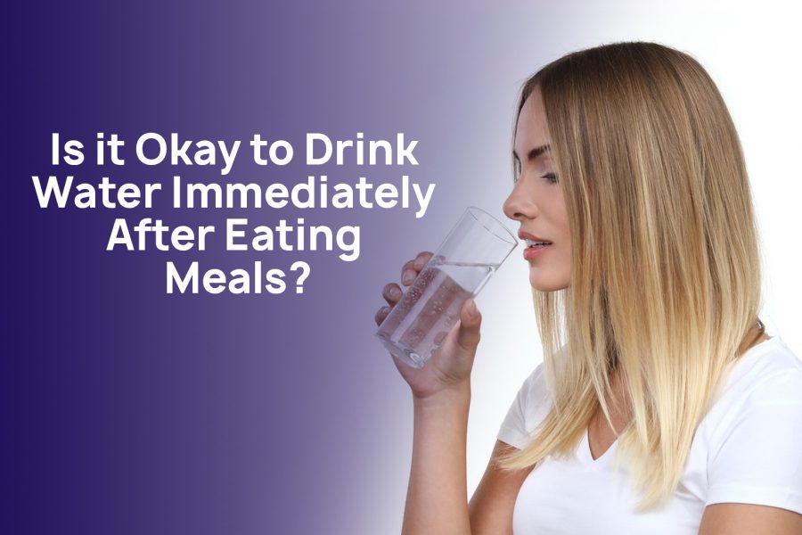 Drink Water After Eating Meals